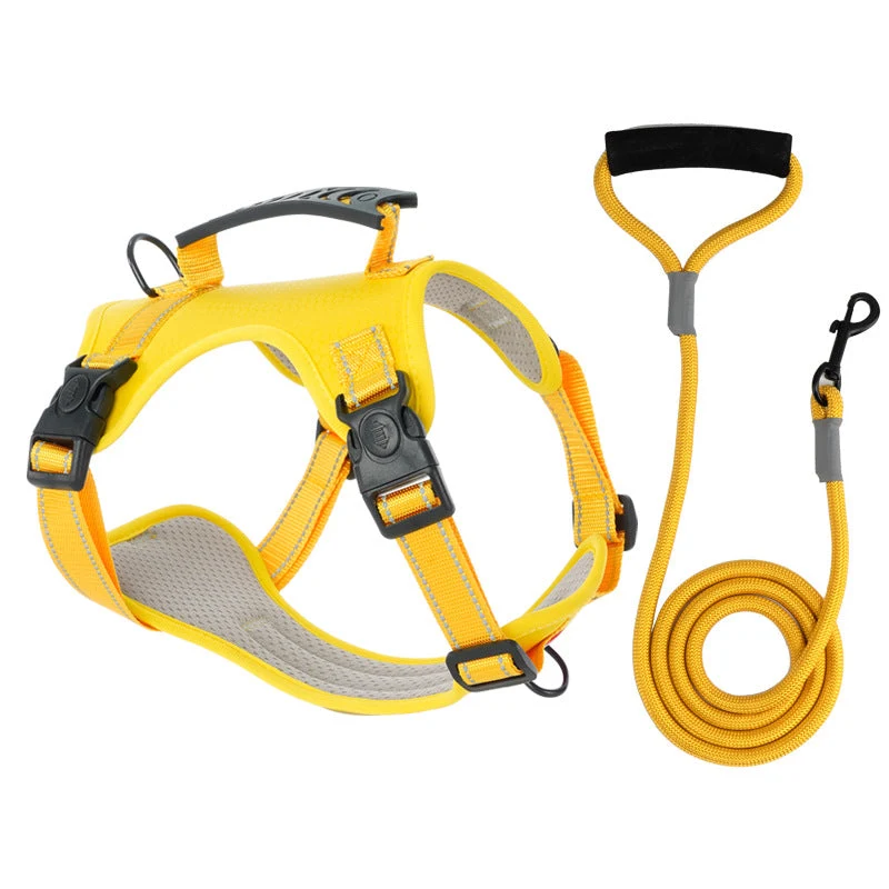 Euroselle Soft Padded No Pull Harness With Top Handle For Safety
