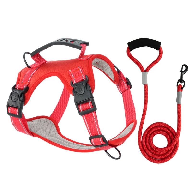 Euroselle Soft Padded No Pull Harness With Top Handle For Safety