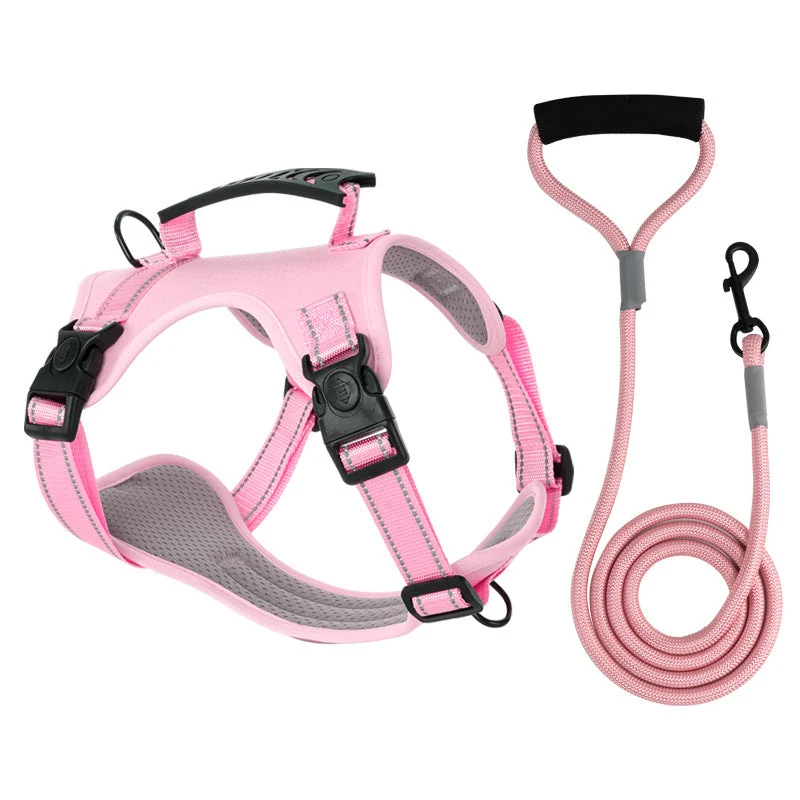 Euroselle Soft Padded No Pull Harness With Top Handle For Safety