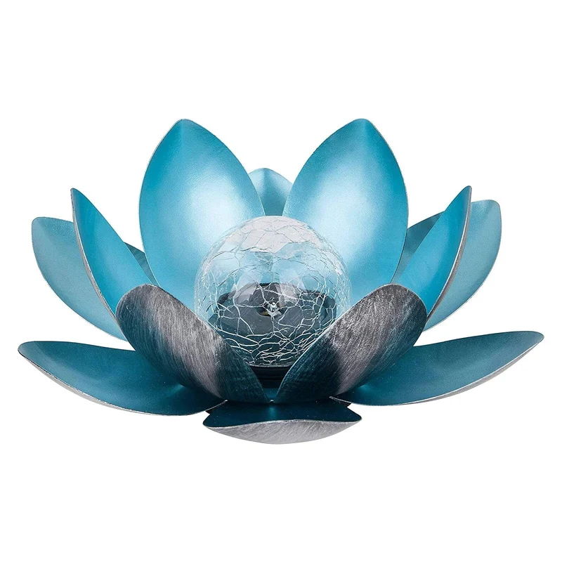 Euroselle Solar Lotus Lamp For Elegant Outdoor Ambience