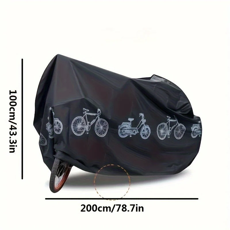 Euroselle Heavy-Duty EVA All-Weather Bike Cover for Electric Bicycles