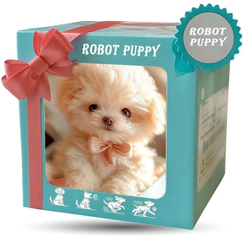 Euroselle Interactive Realistic Plush Dog Toy With Touch Response, Soft Cuddly Design, And Sounds