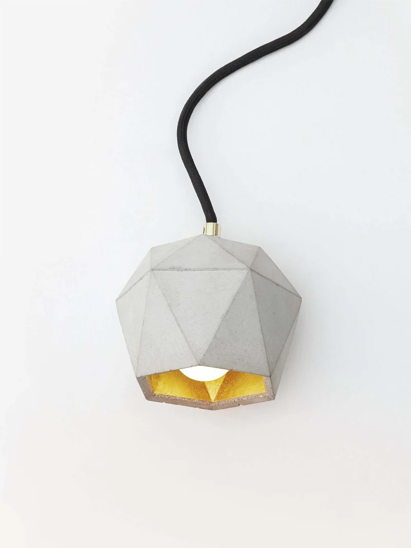 Gantlights T2-Up Tischlampe Beton