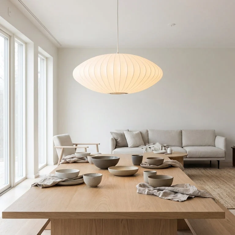 CocoonAura Modern Ceiling Lamp With Elegant Design And Gentle Illumination Euroselle