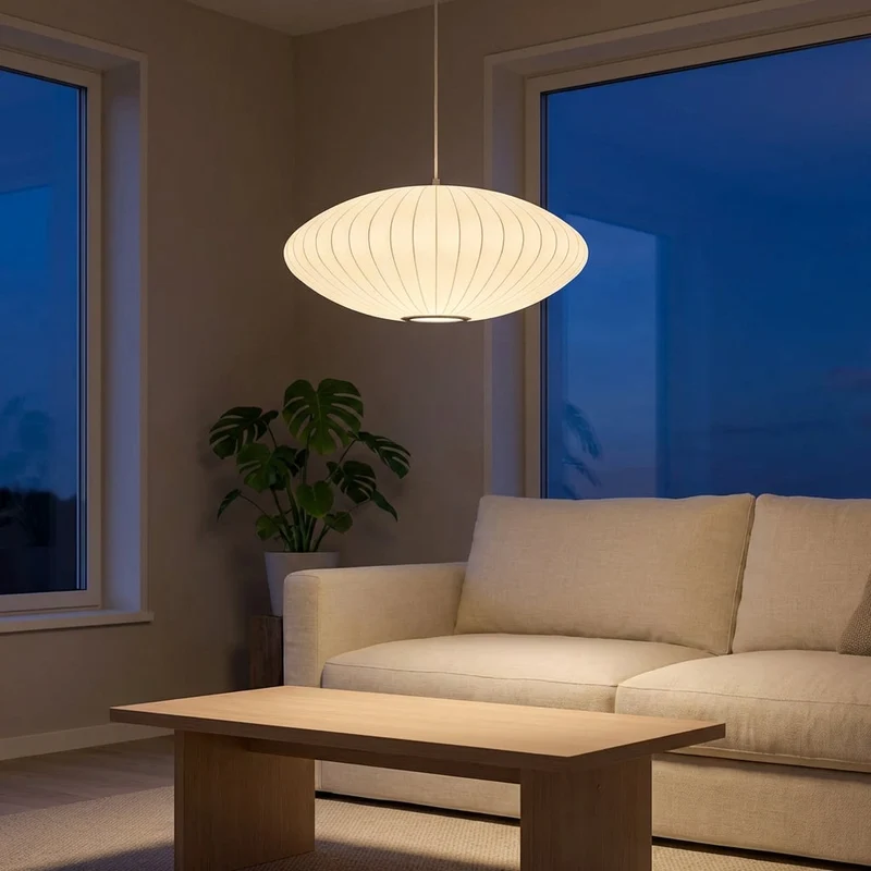 CocoonAura Modern Ceiling Lamp With Elegant Design And Gentle Illumination Euroselle