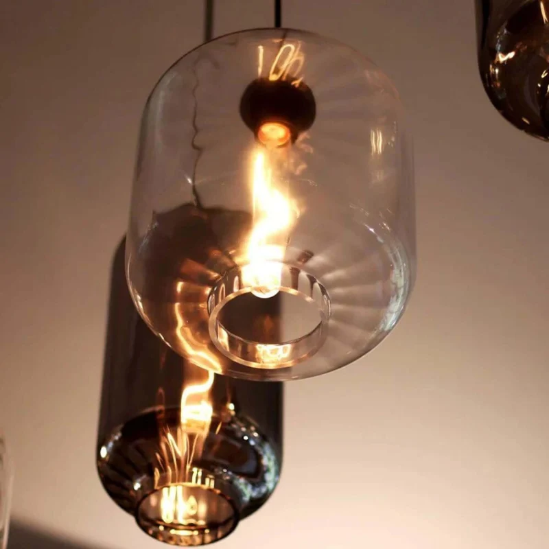 s.luce Velo Cluster Glas-Pendelleuchte 3-flammig 3x25cm