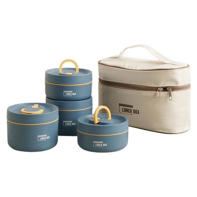 Euroselle Double-Walled Insulated Lunch Box For Warm Meals