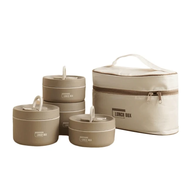 Euroselle Double-Walled Insulated Lunch Box For Warm Meals