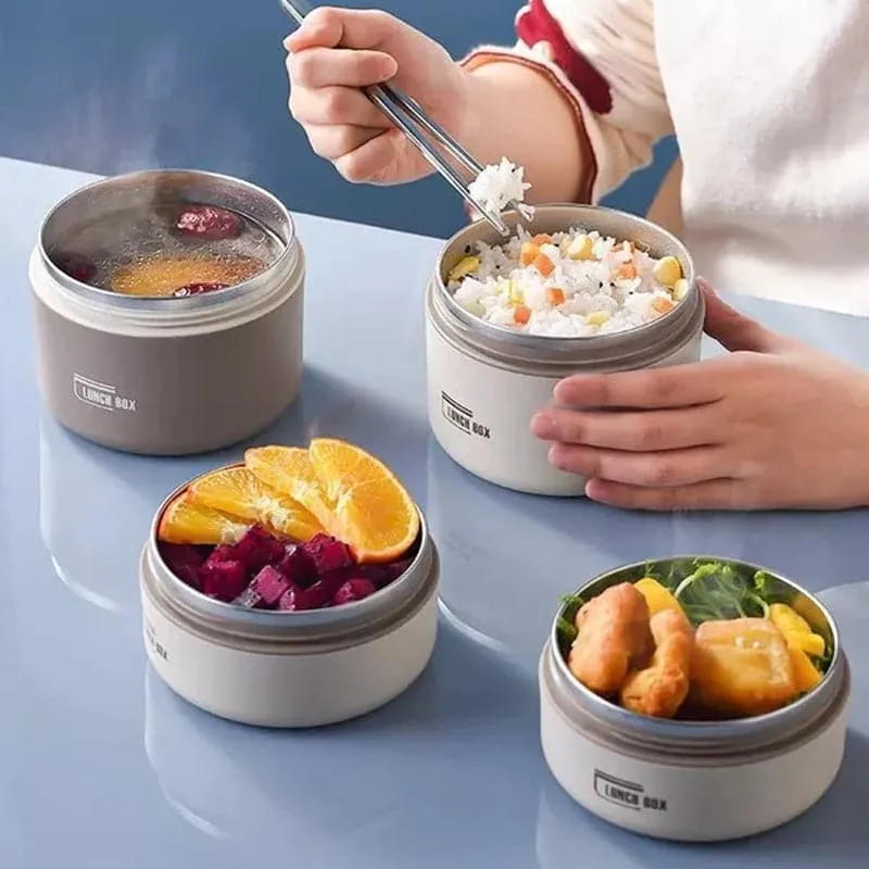 Euroselle Double-Walled Insulated Lunch Box For Warm Meals