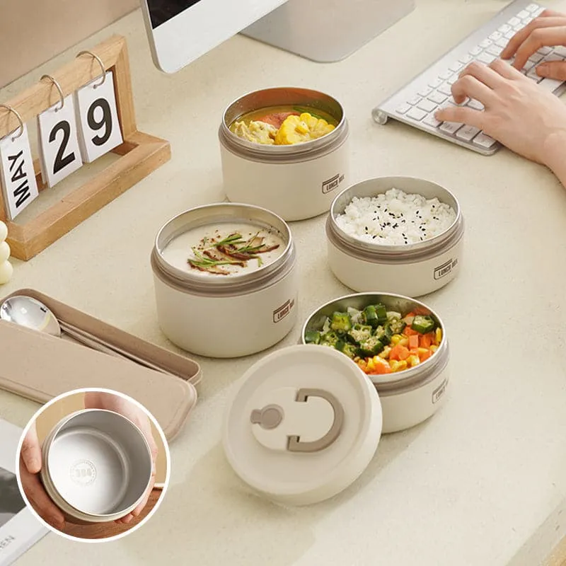 Euroselle Double-Walled Insulated Lunch Box For Warm Meals