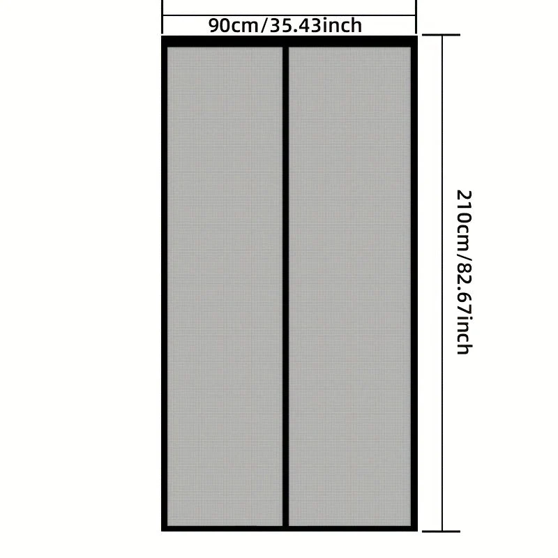 Euroselle Magnetic Mosquito Mesh Door Curtain For Insect Protection