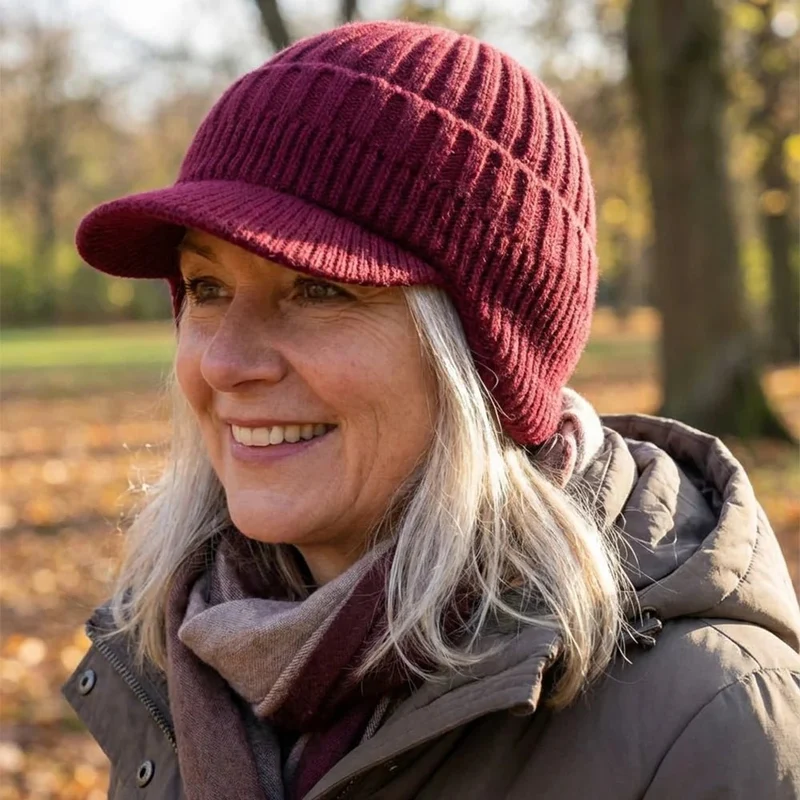 Euroselle Modern Unisex Winter Hat With Soft Brushed Interior