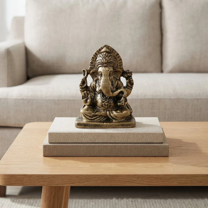 Handcrafted Resin Ganesha Sculpture For Luck And Prosperity – Euroselle