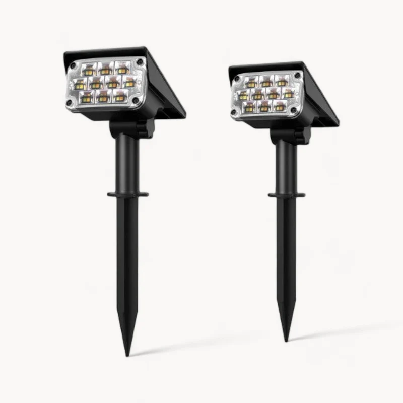 Euroselle Automatic Solar Powered Outdoor Spotlight Wireless Compact Light
