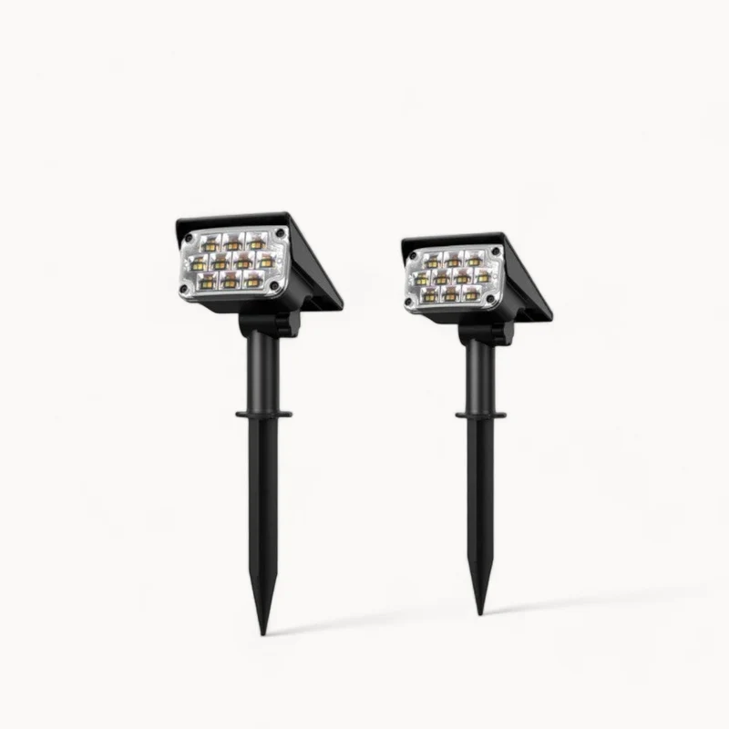 Euroselle Automatic Solar Powered Outdoor Spotlight Wireless Compact Light