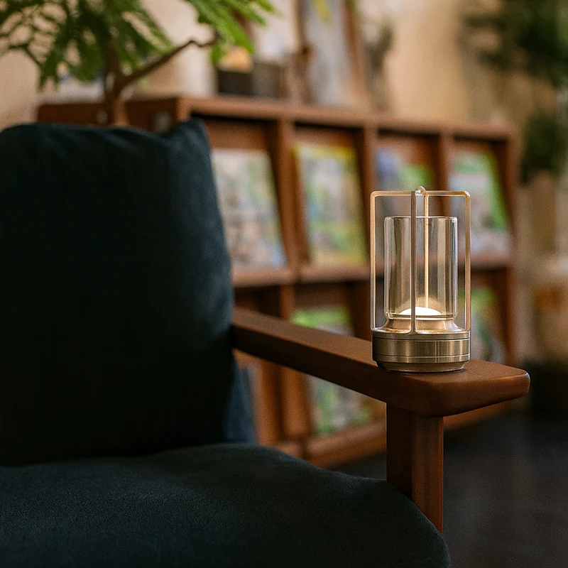 LumaTouch LED Table Lamp for Contemporary Living Areas by Euroselle