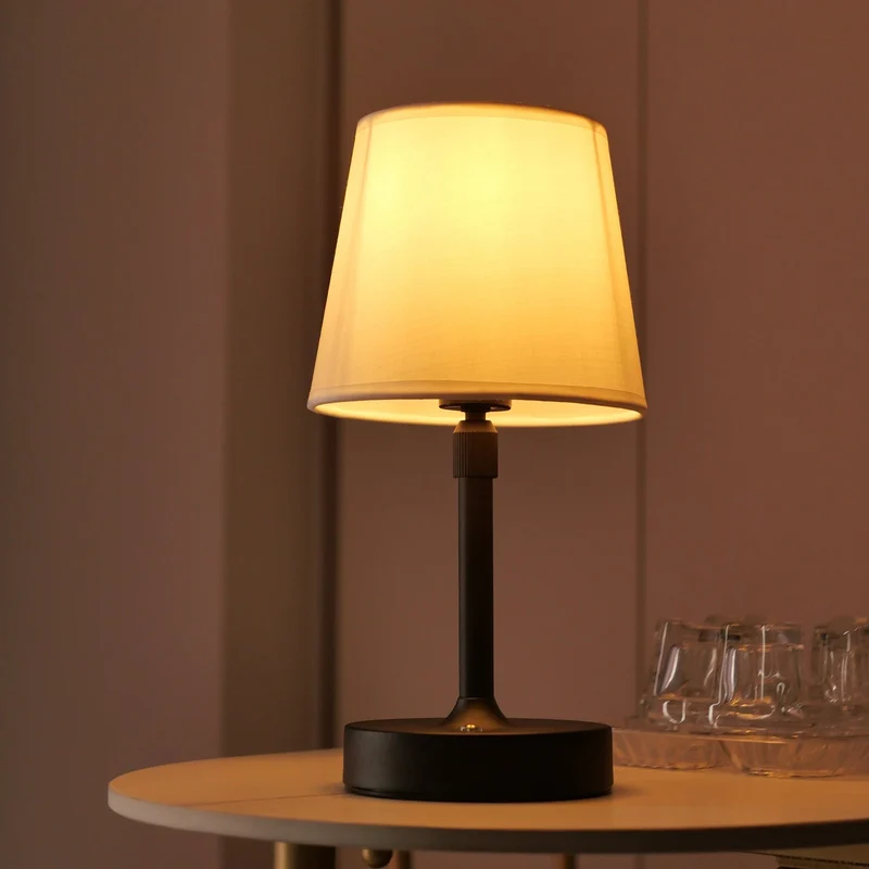 Euroselle Cordless Table Lamp With Dimmable LED And Adjustable Height