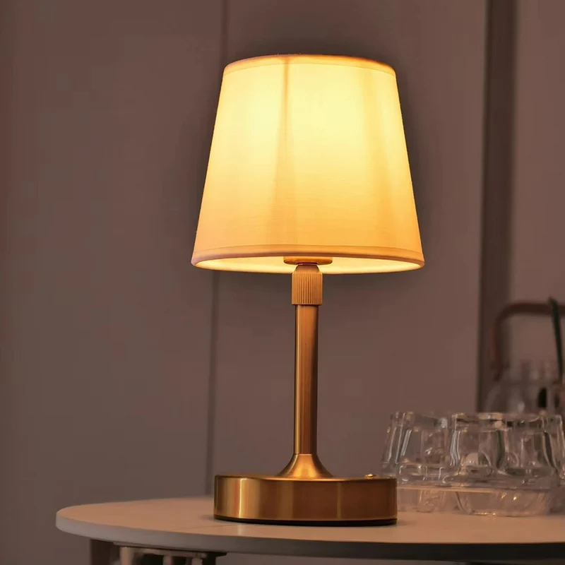 Euroselle Cordless Table Lamp With Dimmable LED And Adjustable Height