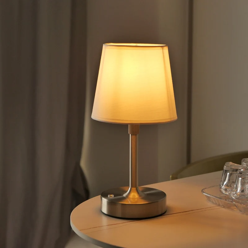 Euroselle Cordless Table Lamp With Dimmable LED And Adjustable Height