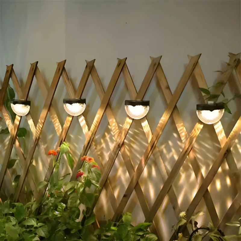 Euroselle Solar Wall Lamp With LED IP65 Weatherproof Plastic Outdoor Sensor