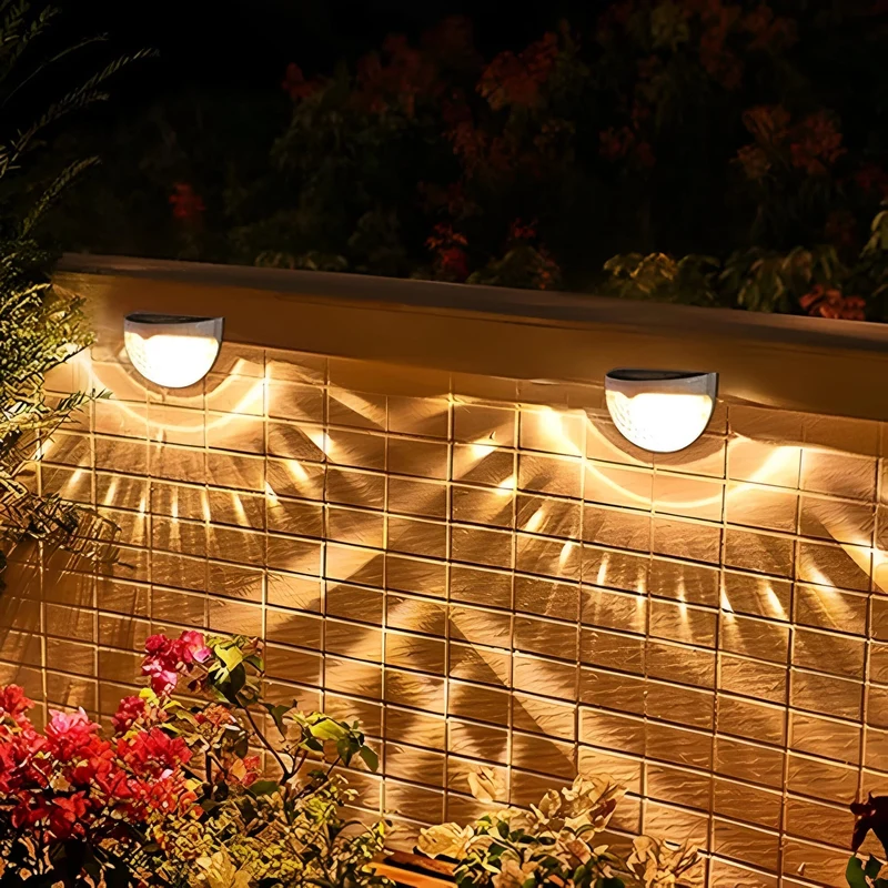 Euroselle Solar Wall Lamp With LED IP65 Weatherproof Plastic Outdoor Sensor