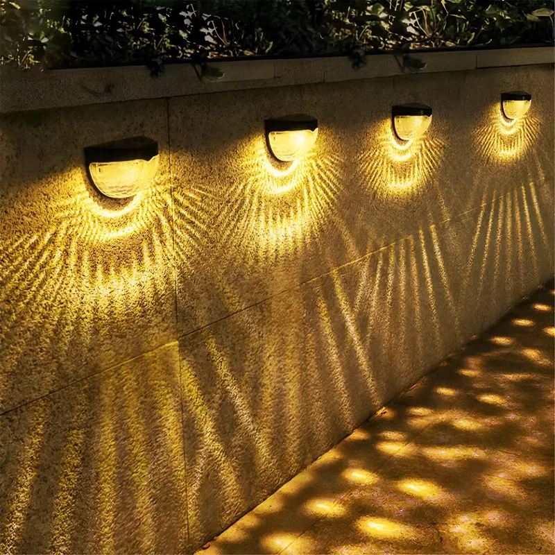 Euroselle Solar Wall Lamp With LED IP65 Weatherproof Plastic Outdoor Sensor