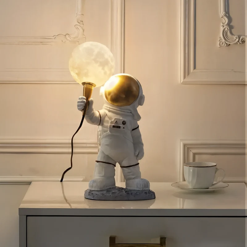 Cosmo Voyager Astronaut LED Desk Lamp For Kids Nightlight And Space Decor Euroselle