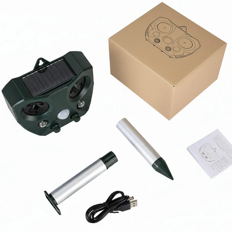 Euroselle Solar Powered Ultrasonic Garden Pest Repeller
