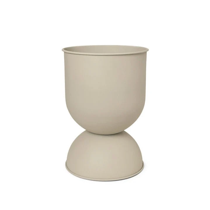 Hourglass Blumentopf cashmere Medium 59cm - ferm LIVING