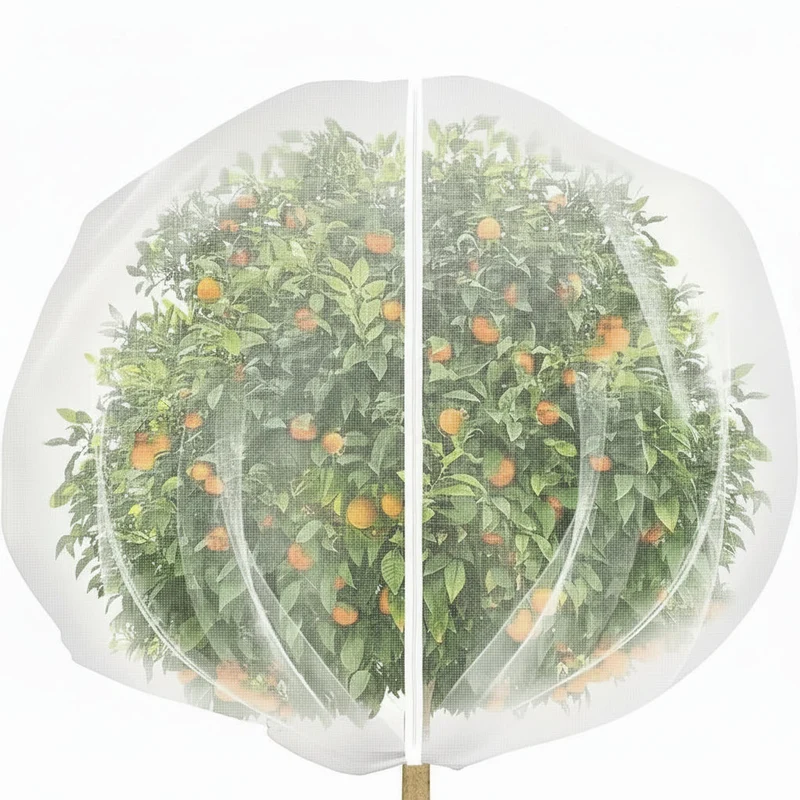 Euroselle Drawstring Fruit Tree Mesh Net Bags Breathable Fruit Protection