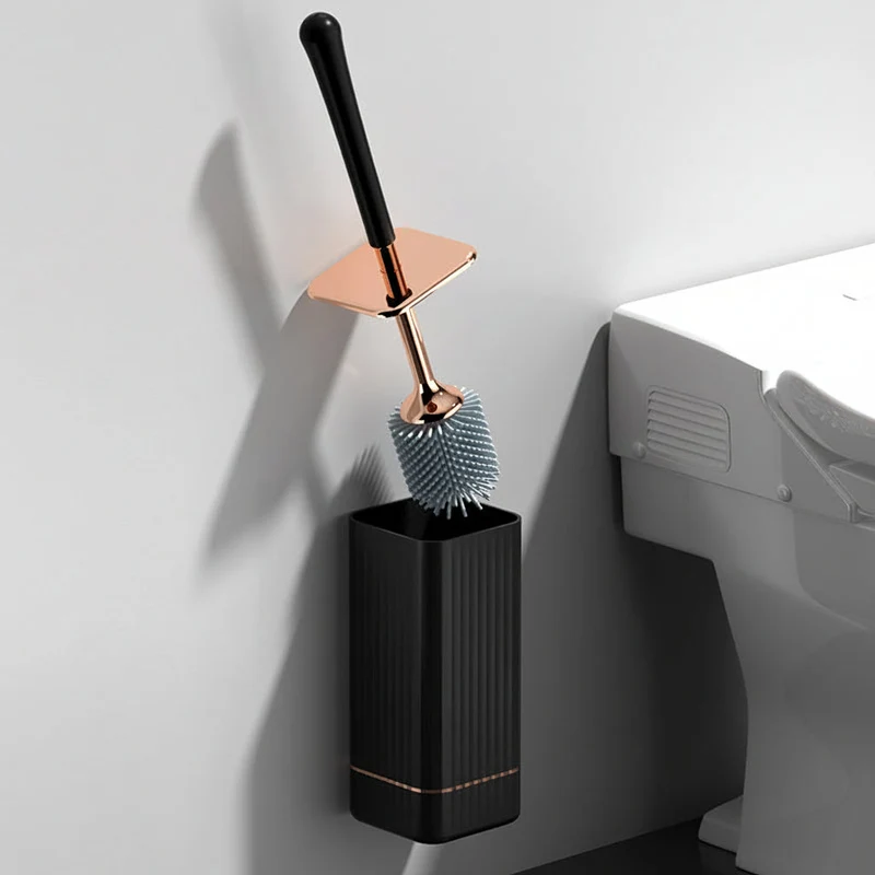 Euroselle Modern Bathroom Cleaning Brush With Durable Holder