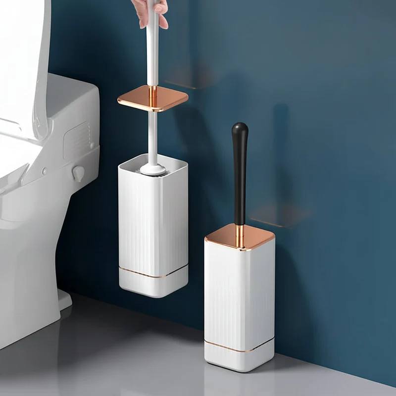 Euroselle Modern Bathroom Cleaning Brush With Durable Holder