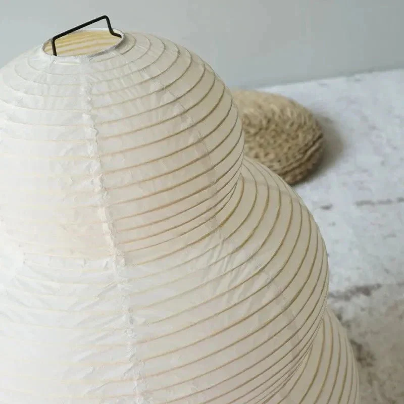Euroselle Floor Lamp With Rice Paper Shade White Tripod Stand Adjustable Indoor Lighting