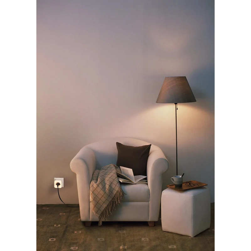 OSRAM Wifi SMART+ NIGHTLIGHT Plug EU Funksteckdose & Nachtlicht Weiß