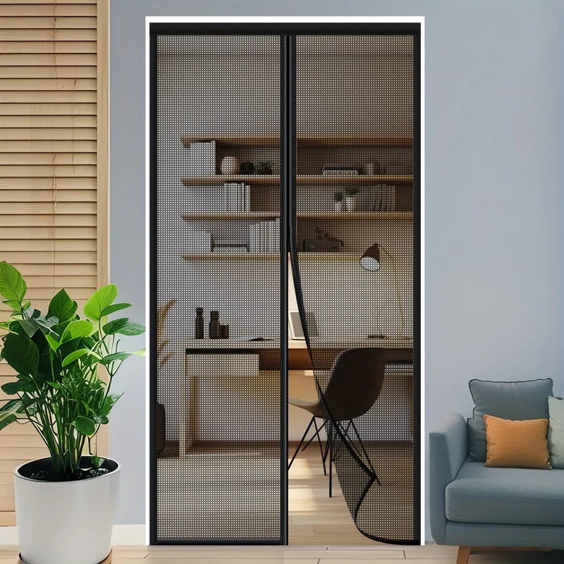Euroselle Magnetic Mosquito Screen Curtain For Easy Door Pass-Through
