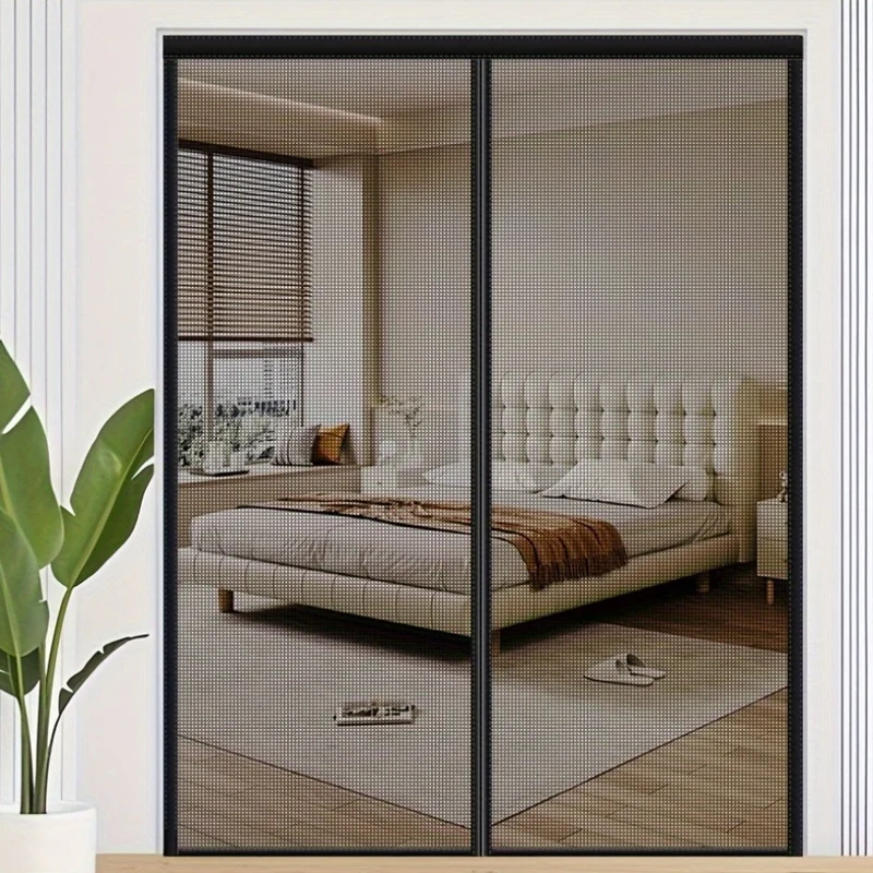 Euroselle Magnetic Mosquito Screen Curtain For Easy Door Pass-Through