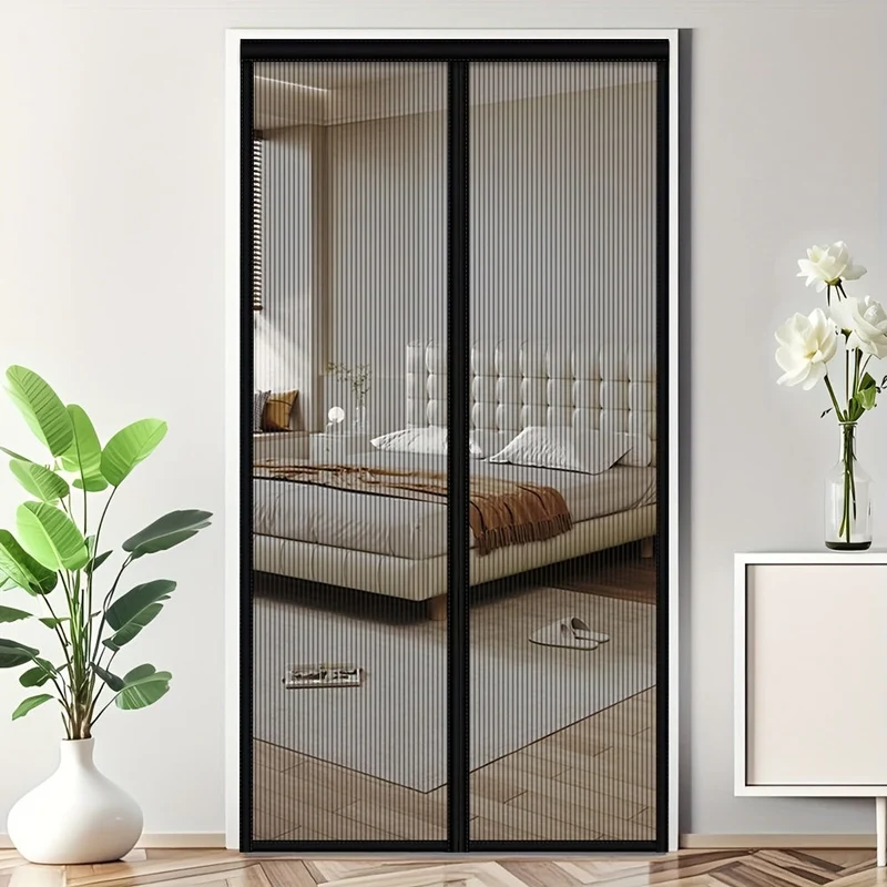 Euroselle Magnetic Mosquito Screen Curtain For Easy Door Pass-Through