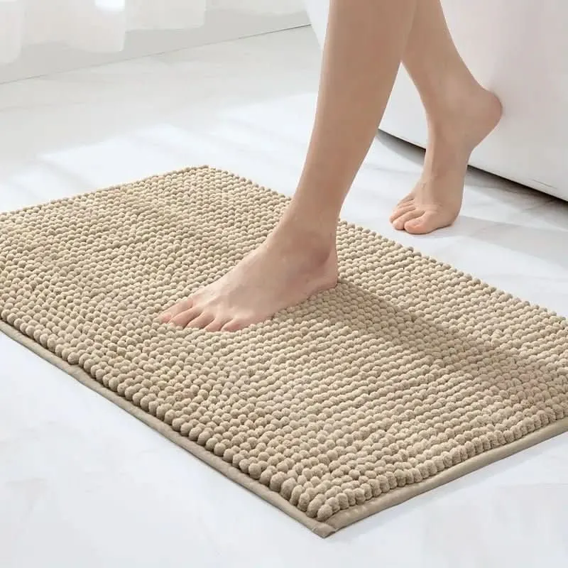 Euroselle Soft Chenille Bath Rug Absorbent Comfort