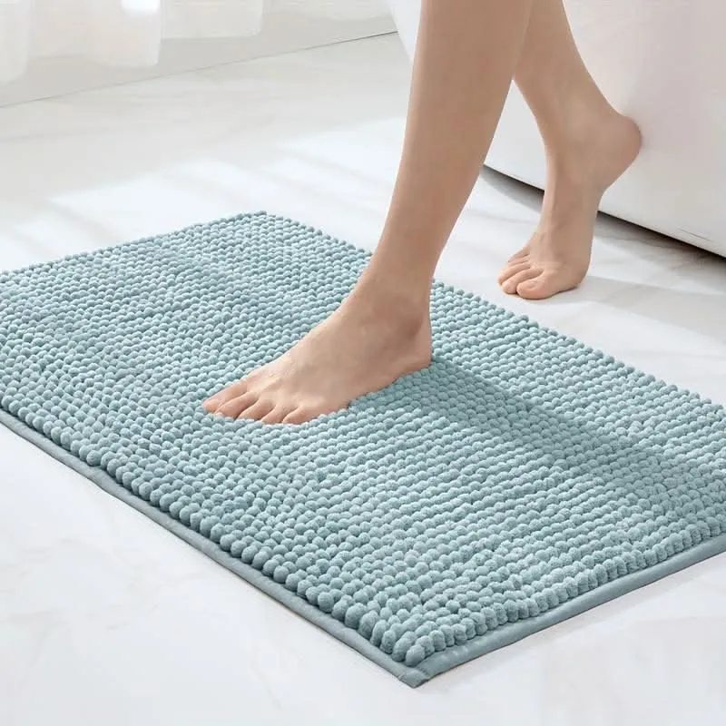 Euroselle Soft Chenille Bath Rug Absorbent Comfort