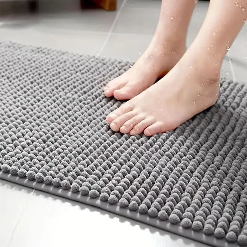 Euroselle Soft Chenille Bath Rug Absorbent Comfort