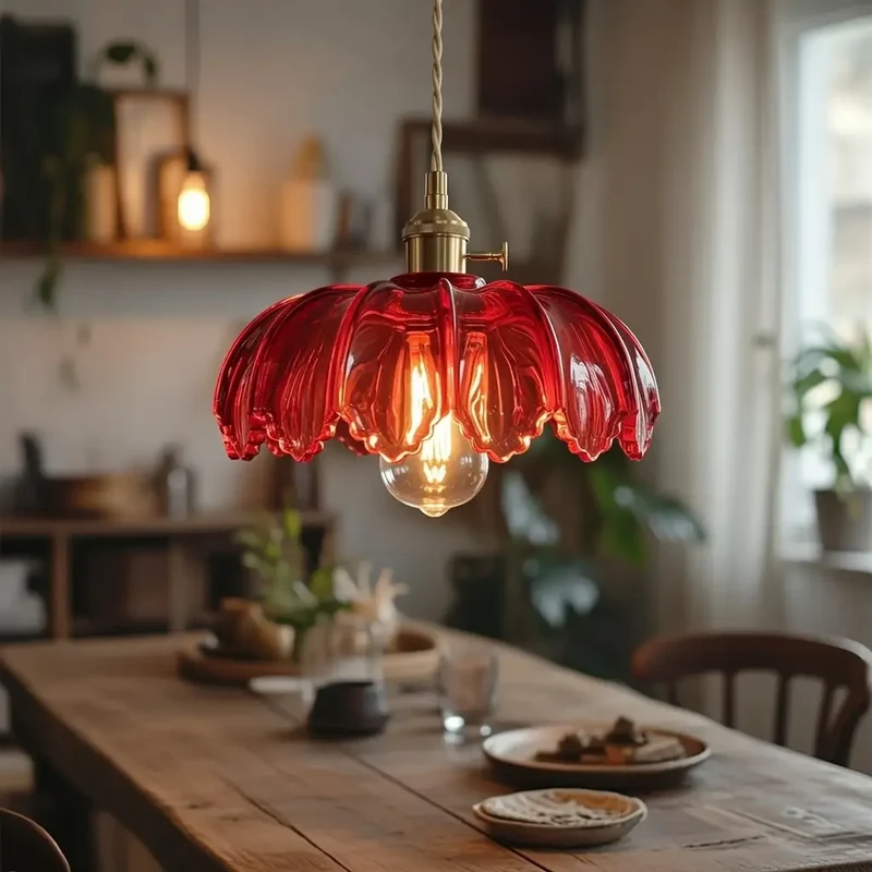 Euroselle Petal Bloom Pendant Light With Elegant Contemporary Design