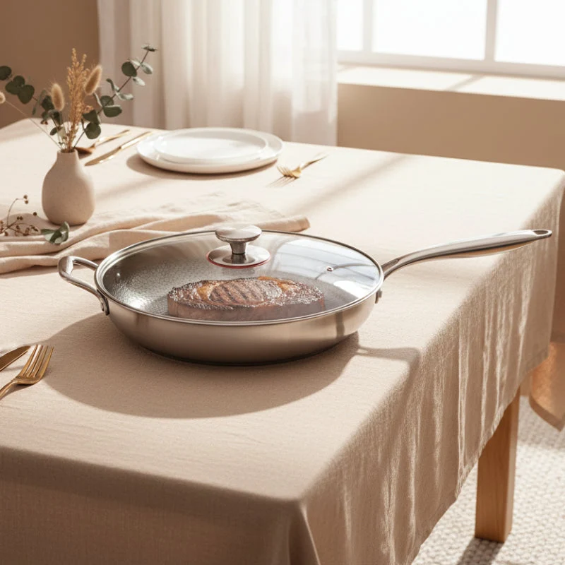 Euroselle Titanium Hammered Non-Stick Frying Pan Induction Ready