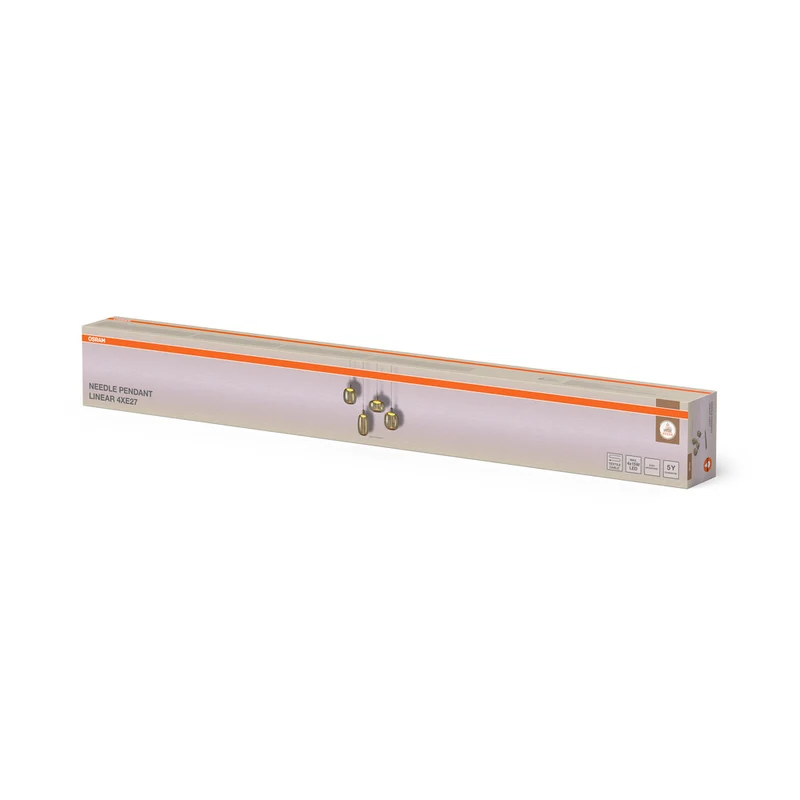 OSRAM DECOR Needle Pendelleuchte Linear Beige 4xE27