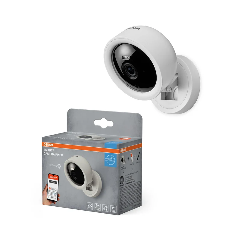 OSRAM Wifi SMART+ smarte Indoor Überwachungskamera Wandmontage Weiß