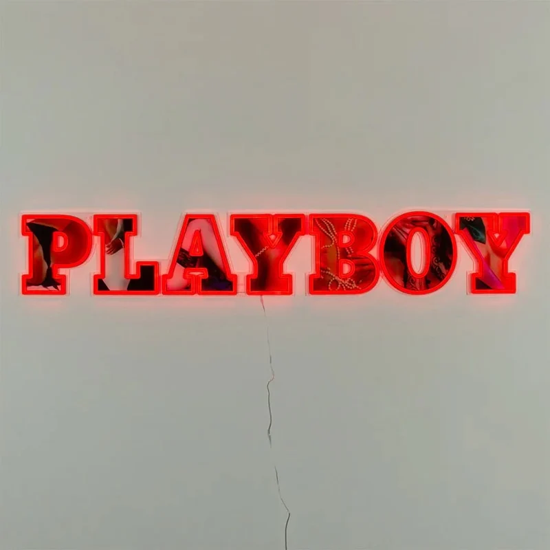 Playboy X Locomocean - Playboy Wordmark Red LED Neon 115x19,5 cm