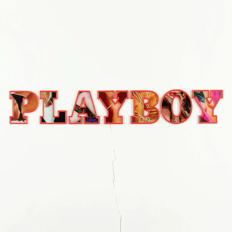 Playboy X Locomocean - Playboy Wordmark Red LED Neon 115x19,5 cm