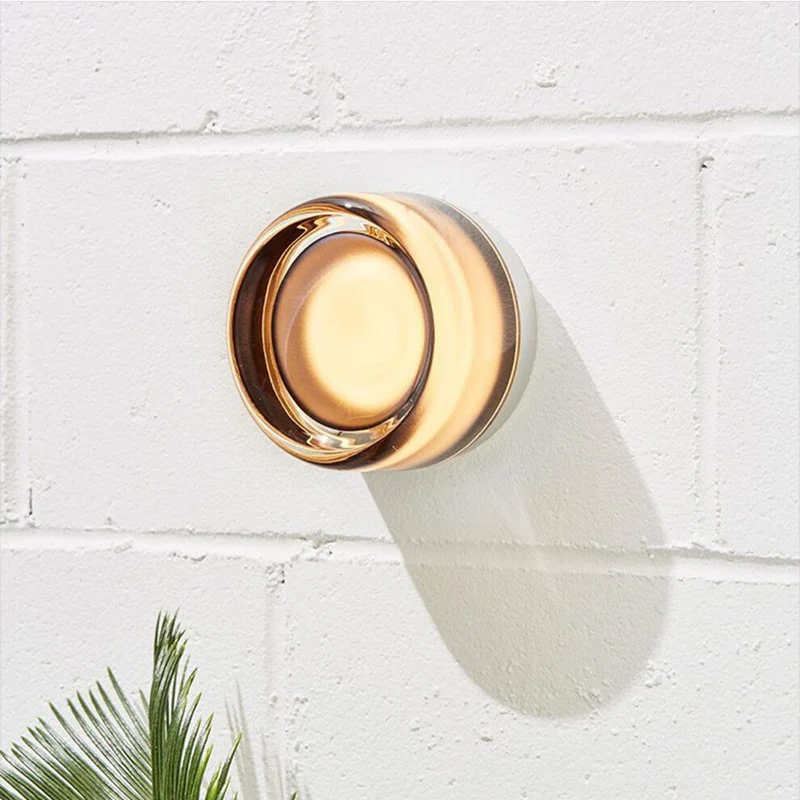 Euroselle Designer LED Wall Sconce With Dimple Glass For Modern Interiors