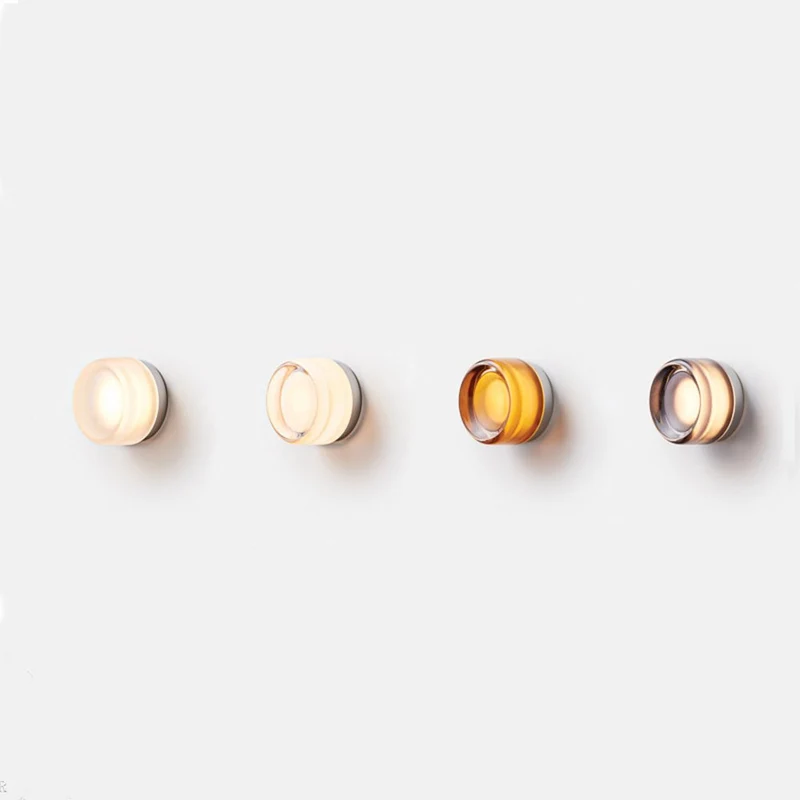 Euroselle Designer LED Wall Sconce With Dimple Glass For Modern Interiors