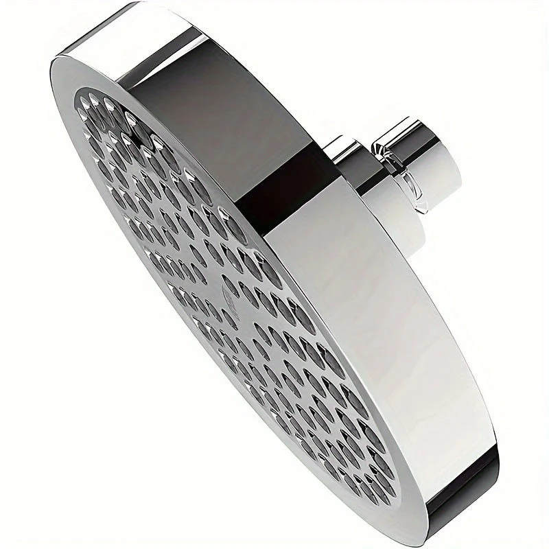Euroselle Rain Shower Head Premium 1pc With Anti-Clog Nozzles And Adjustable Angles