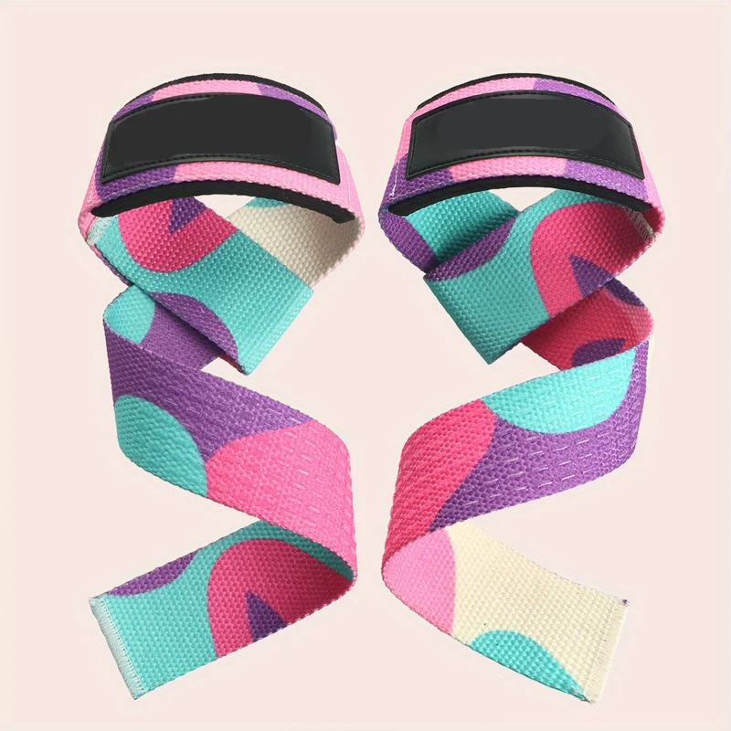 Euroselle Weightlifting Wrist Straps With Extra Hand Grip Support